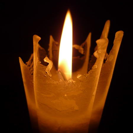 Kerzenflamme Stearinkerzen Kreuzform, Kreuzkerzen Bild 7
